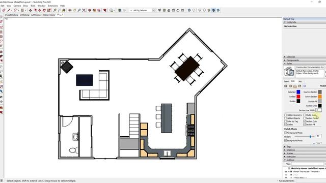Creating a Floor Plan in LAYOUT 2020 from a SketchUp Model - Layout 2020 Part 1 смотреть онлайн