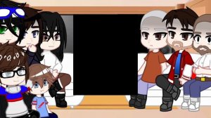 Реакция Персонажей из Страшилки •Мгла• на Линча и Джона