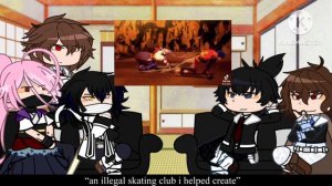 Fandoms react to eachother | Kaoru Sakurayashiki | SK8|