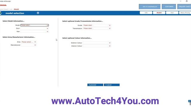 Online  Parts Catalog EPC Distribution System (OEDS)