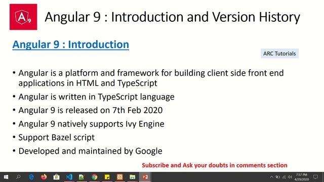 Angular 9 Tutorial For Beginners #1 - Introduction and Version History смотреть онлайн