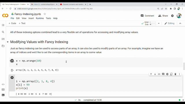 4.4 Fancy Indexing and Structured Arrays Tamil смотреть онлайн
