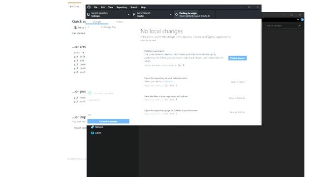 How to create and handle a GitHub remote repository with GitHub Desktop смотреть онлайн