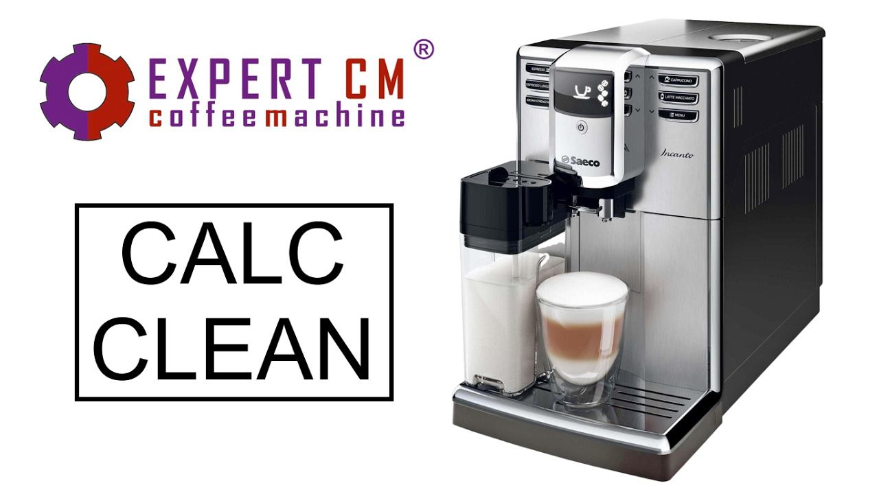 Чистка от накипи кофемашины Saeco Incanto HD8918 смотреть онлайн