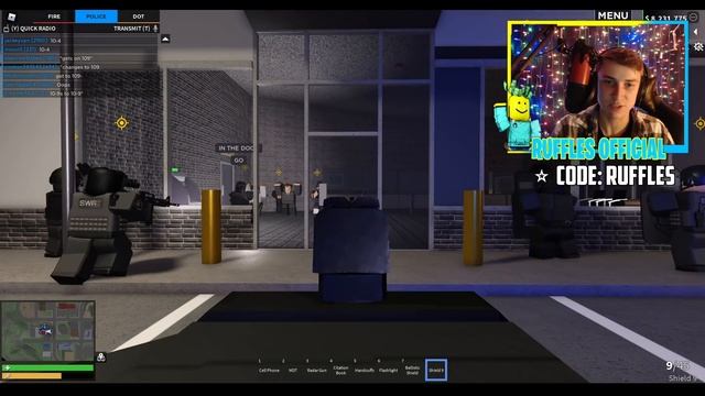 S.W.A.T. TATICAL RESCUE ON BANK ROBBERS... SHOTS FIRED & HOSTAGES! ER:LC Roblox Roleplay смотреть онлайн
