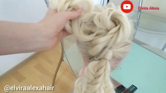 Пучок из кос. Просто и крепко. смотреть онлайн