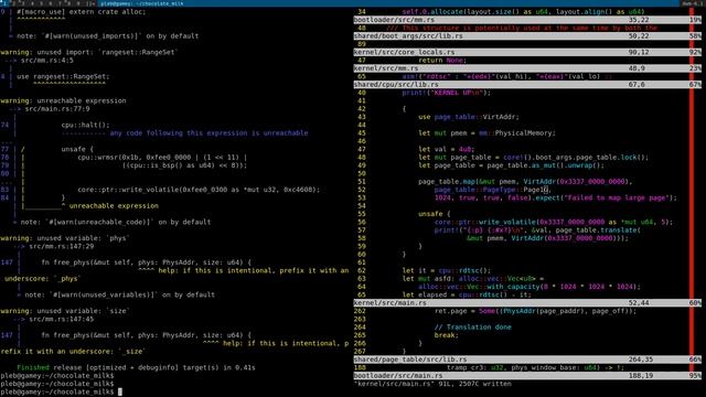 Chocolate Milk: Virtual Memory Manager (Part 1/2, 2020/04/12) смотреть онлайн