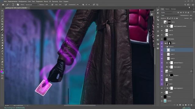 ?ОБРАБОТКА ФОТО В ФОТОШОП? MARVEL "X-MEN" / МАРВЕЛ И ЛЮДИ ИКС. ГАМБИТ (GAMBIT). SPEED ART PHOTOSHOP смотреть онлайн