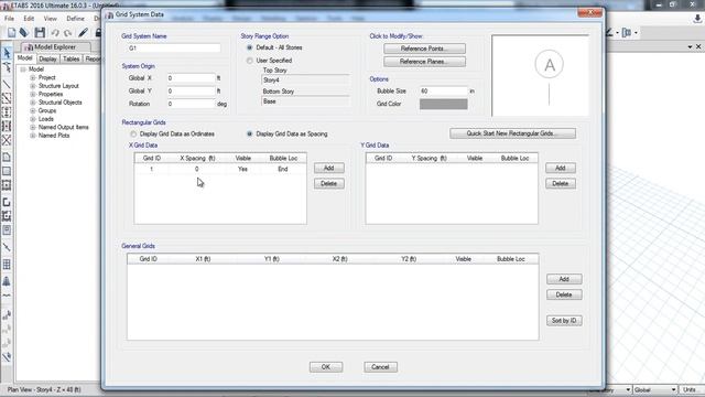 CSI ETABS - 01 - How to draw grid Lines manually in ETABS | Part 2 смотреть онлайн