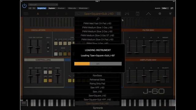 IK Multimedia - SYNTRONIK Instruments J-60 Playthrough all Presets ROLAND JUNO 60 смотреть онлайн