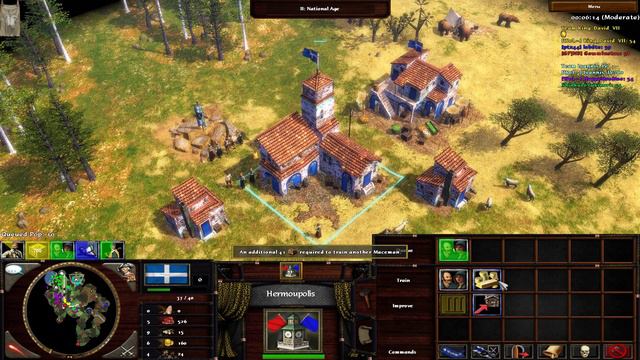 Age of Empires III: Wars of Liberty - Online game | GRE-RUS-HAB Vs RUS-COL-AUS смотреть онлайн