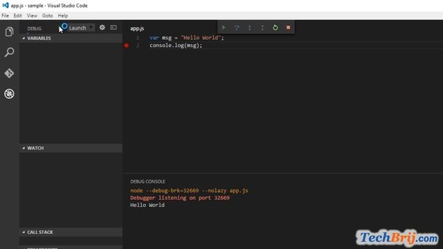 Visual Studio Code: Node.js Debugging and Environment Variable смотреть онлайн