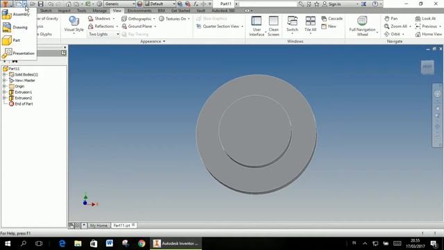 Cara merubah Type file STL & DXF - Autodesk Inventor смотреть онлайн