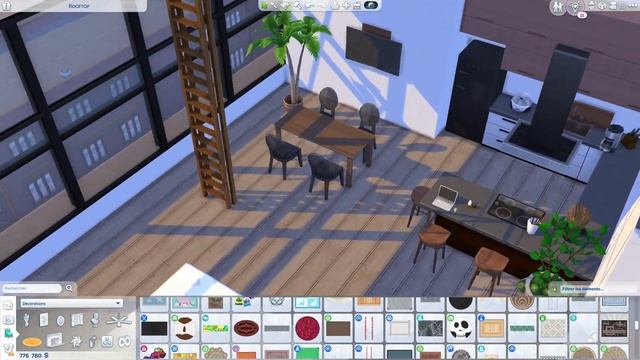 Loft Penthouse • The Sims 4 • No CC | Speed Build смотреть онлайн