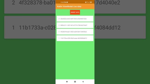 Android Room Database with ViewModel and LiveData смотреть онлайн