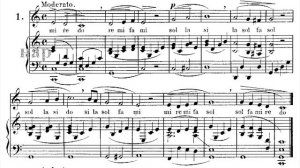 Абт Вокализ №1 часть 3  Для высокого женского и мужского голоса