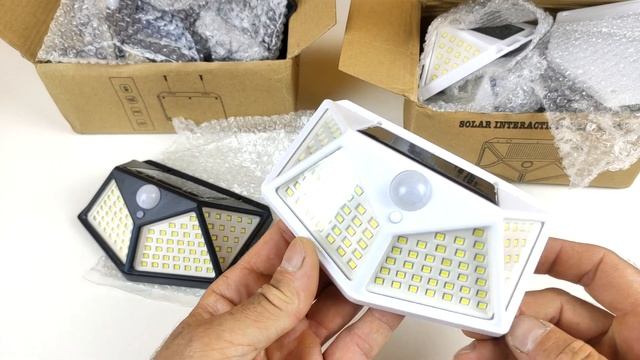 Очень яркие светильники для сада и улицы на солнечной батарее с тремя режимами работы с aliexpres. смотреть онлайн