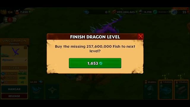 Flightmare Max Level 134 Titan Mode | Dragons: Rise of Berk смотреть онлайн