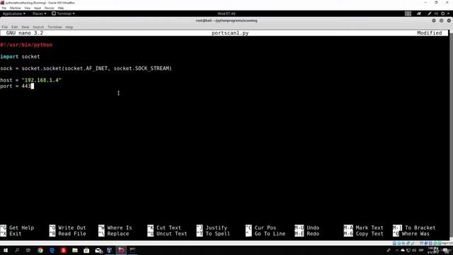 L6 (#2) Coding a simple port scanner смотреть онлайн