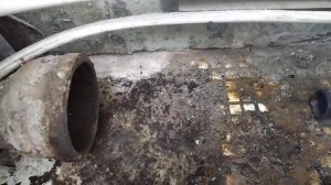 Как снять чугунный канализационный тройник