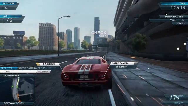 Need for Speed™ Most Wanted 2012:Emmerson Beltway Full Run(Ford GT with Stock Mods) смотреть онлайн