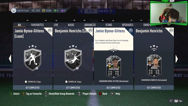 87 BYNOE-GITTENS VS HENRICHS SHOWDOWN REVIEW FIFA 23! смотреть онлайн