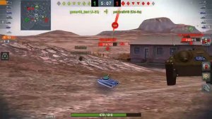 T34(RUS)-Leopard-Kv3 Wot Blitz Gameplay#1