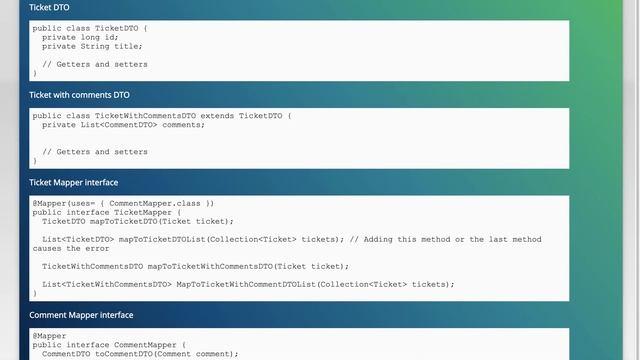 How to map extended DTO's from same source class смотреть онлайн