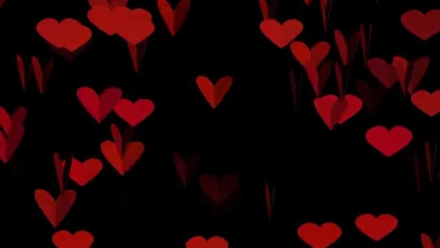 футаж сердца сверху(черный фон) смотреть онлайн