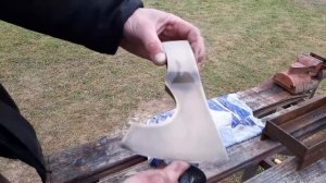 Золотой топор викингов из старого топора своими руками