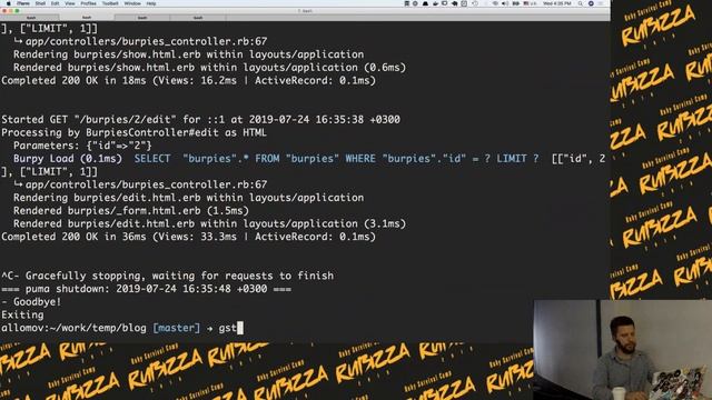 Rubizza 2019, Lecture #9 "Rails introduction, Rails components, Part II" смотреть онлайн