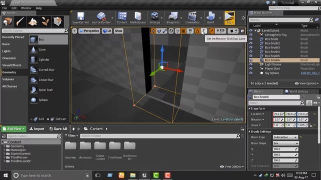 Game Development Tutorial UE4 - Basic Geometry Editing #4 Unreal Engine 4 Tutorial Series BANGLA смотреть онлайн