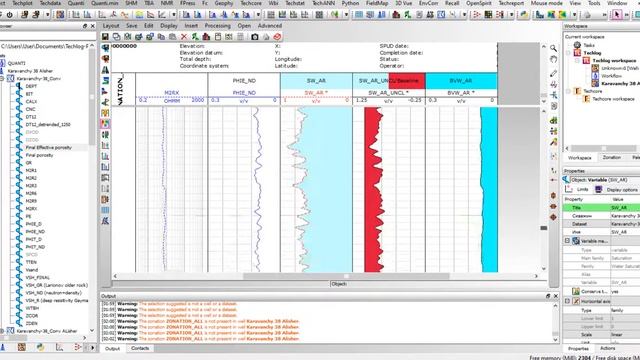 Interpetation well logging data using Techlog 4 | Интерпретация ГИС используя софт Techlog 4 смотреть онлайн