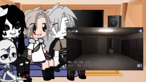 реакция персонажей ''хожу по школе'' на валеру гастера