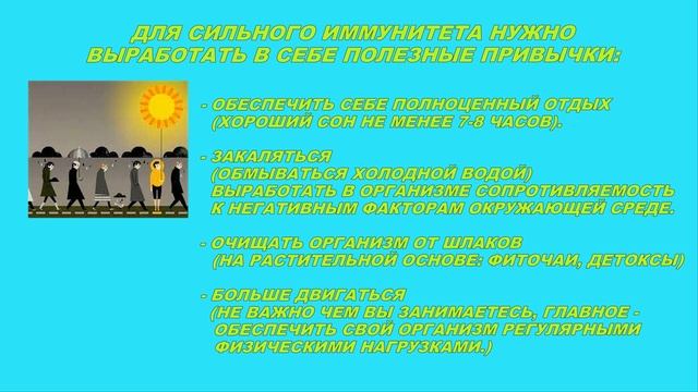 ЧТО НУЖНО ДЛЯ ЭФФЕКТИВНОГО ПОВЫШЕНИЯ ИММУНИТЕТА.mp4 смотреть онлайн