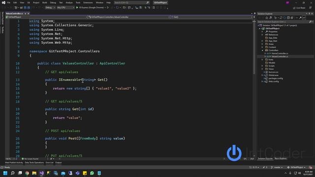 Using GitHub in Visual Studio 2022 смотреть онлайн