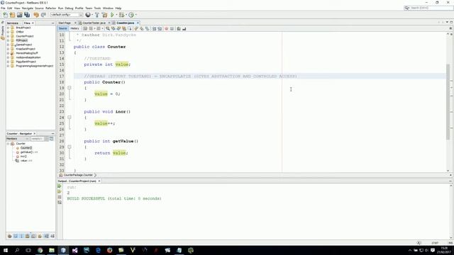 Counter Class 1 - Howest Brugge Toegepaste Informatica SSE Java смотреть онлайн
