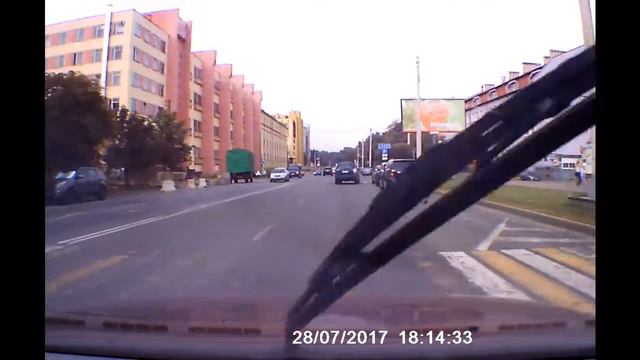 Не выполнение требований знаков. Минск 28/07/2017 смотреть онлайн