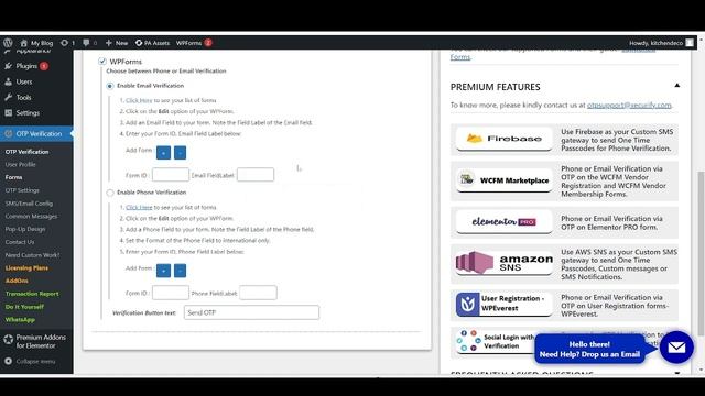 How to add OTP email verification in the contact form || OTP email verification in WordPress websit смотреть онлайн