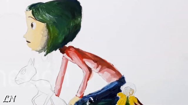 How to Draw Coraline Movie/ Как нарисовать Коралину смотреть онлайн