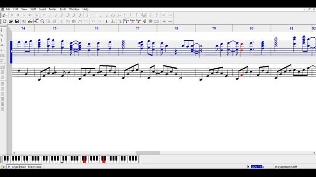 Angel Beats! - Brave Song piano tutorial смотреть онлайн