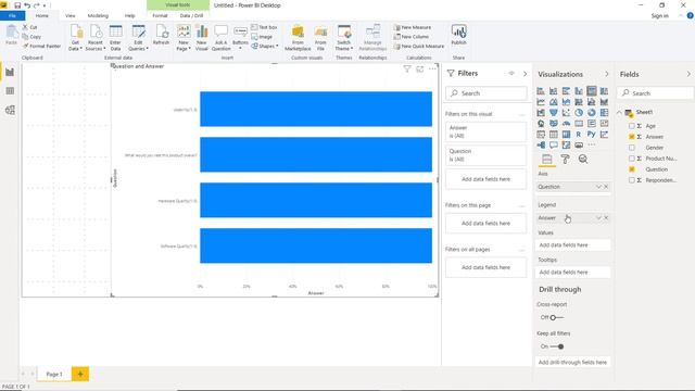 Power BI Exam DA-100 Free Lecture: Working with Survey Data by Unpivoting Data смотреть онлайн