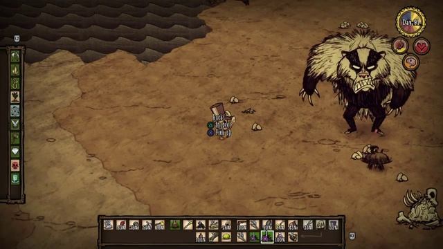 Don't Starve - Easy Way to Kill Bearger смотреть онлайн