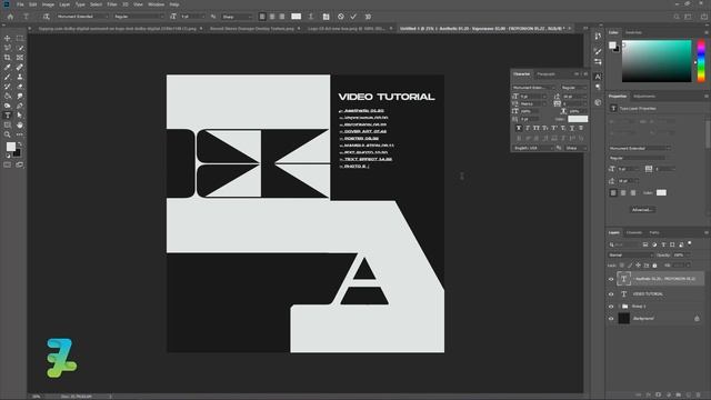 ER Art Cover Art Version 1 - Tutorial Photoshop CC 2020 смотреть онлайн