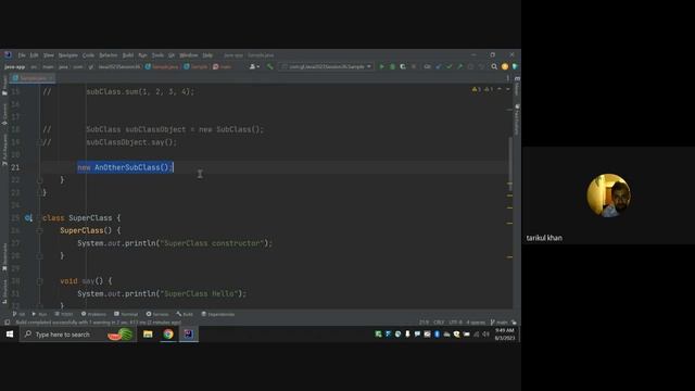 2023 Java Training Session 36 Overloading Compile-time Polymorphism Overriding Run-time Polymorphis смотреть онлайн