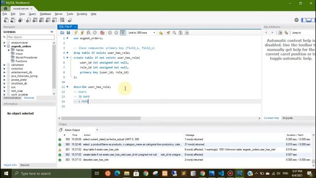 22. Clave primaria compuesta | MYSQL | (primary key (nKey1, nKey2, ...)) смотреть онлайн