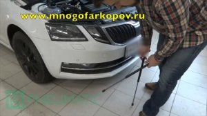 Амортизатор (упор) капота на Skoda Octavia A7(FL) KU-SK-OKIII-00  (обзор, установка)