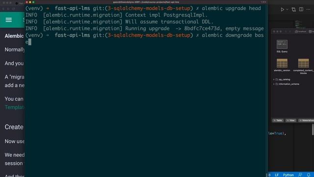 Fast API Crash Course Code-along | Build an app with Postgres, SQL Alchemy, Async, and more смотреть онлайн