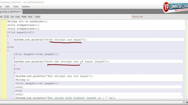 String comparison java Program | Find greatest length string out of two unequal strings смотреть онлайн