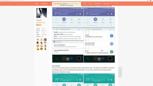 MIUI 9 GLOBAL BETA 7.11.23 - CHANGELOG PREVIEW (ПРЕДВАРИТЕЛЬНЫЙ СПИСОК ИЗМЕНЕНИЙ) смотреть онлайн